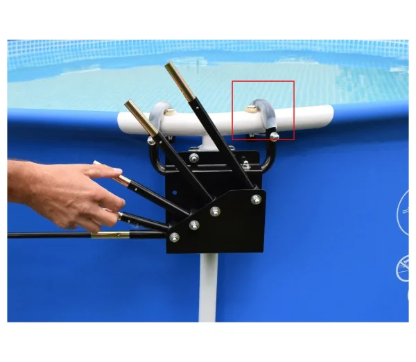 Gumový návlek na závesný hák na zastrešenie Marimex Pool House Control