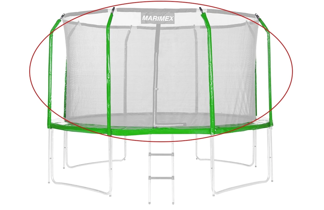 Sada krytu pružín a rukávov pre trampolínu 366 cm - zelená